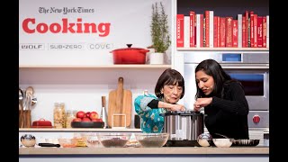 Priya Krishna and Madhur Jaffrey Cook Dal Two Ways  The New York Times Food Festival [upl. by Mil]