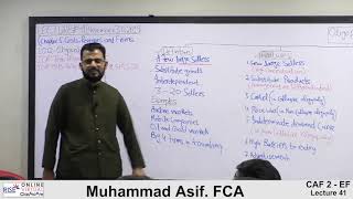 CA PAKISTAN CAF 2 M Asif Lecture 41 from RISE [upl. by Atalya]