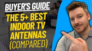 Top 5 BEST Indoor TV Antennas  Best TV Antenna Review 2023 [upl. by Anavoj]