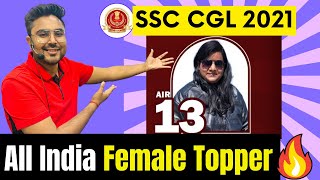 SSC CGL 2021 Female Topper AIR 13 Yagavi with Gagan Pratap Sir  SSC CGL Rank 13 Interview [upl. by Lachlan]