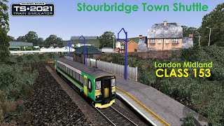 Stourbridge Shuttle  Class 153  Train Simulator 2021 [upl. by Ihn]