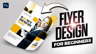 FLYER DESIGN in Photoshop  EASY STEPS [upl. by Dione]