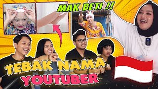 TEBAK NAMA YOUTUBER INDONESIA  IQ 200 MASUK   TEBAK GAMBAR w IndiraKalistha [upl. by Funch846]