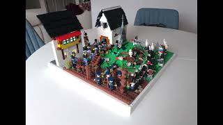 Battle of Leipzieg napoleonic wars lego moc [upl. by Ursuline]