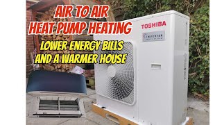 Toshiba Air to Air Heat pump A2A  Probably one of the best heating systems you can install [upl. by Aihsenor310]