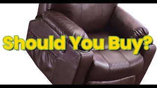 Review Mcombo Large Power Lift Recliner Chair with Massage Heat for Elderly Big Tall People 7517 [upl. by Jeritah416]