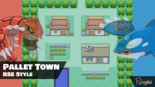 Pallet Town  Pokémon Ruby Sapphire Emerald Style [upl. by Windham201]