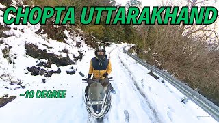 Chopta Tungnath Uttarakhand  Moto Vlog  Tanakpur To Chopta Vlog [upl. by Lahtnero459]