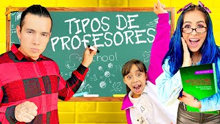 TIPOS DE PROFESORES EN EL COLEGIO 👩🏻‍🏫🎒 Karla Bustillos [upl. by Neibart924]