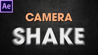 After Effects Tutorials  Create Camera shake effect  74 [upl. by Nohsed]