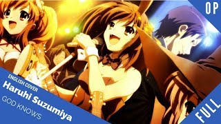 「English Cover」Haruhi Suzumiya quotGod Knowsquot FULL VER【Kelly Mahoney】 Studio Yuraki [upl. by Lohman]