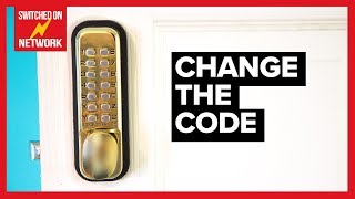 How to Change the Code on a Digital Combination Door Lock [upl. by Yessac]