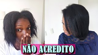 Progressiva caseira que alisa o CABELO CRESPO sem QUÍMICA l COLLAB COM LEIDI ROCHA [upl. by Htiekal]