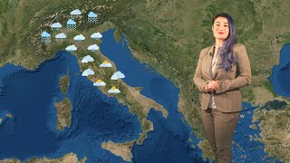 Weather forecast in italian Previsioni del tempo in italiano l2 [upl. by Jilleen555]