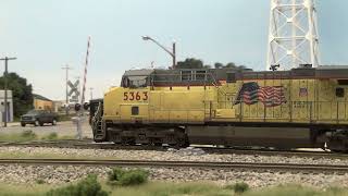 HO Trainwatching at Waycross Jct  TX  Part 1 [upl. by Annola]