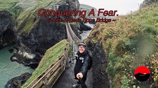 Conquering Fears  CarrickARede Rope Bridge  Walking amp Hiking [upl. by Danialah]