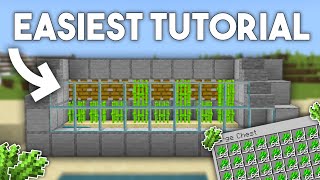 Easiest Automatic SUGAR CANE Farm Minecraft 121 [upl. by Assina]