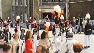 23 MAI 1994 BELGIUM GERPINNES MARCHE amp PROCESSION ST ROLENDE PART 1 [upl. by Lachlan]