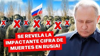 Estadísticas impactantes Rusia perdió 4 veces más soldados que Ucrania [upl. by Otsugua677]