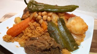 How to make Delicious Tunisian Couscous Easy recipe [upl. by Allemac189]