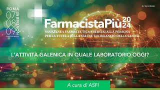 L’attività galenica in quale laboratorio oggi [upl. by Cuda]