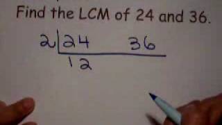 Finding LCM Using The Ladder Method [upl. by Gomez]