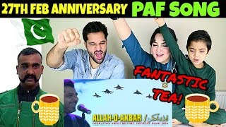 PAF New Song 2020  Shuja Haider  Allahu Akbar  Operation Swift Retort Anniversary  Reaction [upl. by Dorcas189]