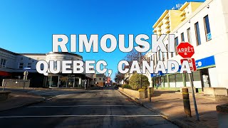 Rimouski Quebec Canada  Driving Tour 4K [upl. by Arytas]