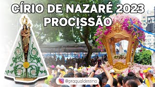 CÍRIO DE NAZARÉ  BELÉMPARÁ 2023  PROCISSÃO [upl. by Zoilla]