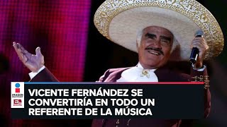 Y como es él Vicente Fernández con Banda [upl. by Anwahsat]