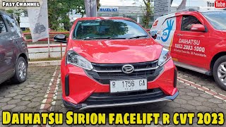 New Daihatsu Sirion Facelift R CVT 2023  Review Indonesia [upl. by Aztiraj]