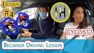 Beginner Driving Lesson on Awareness and Planning  Dealing with Cyclist and Using 34th Gear [upl. by Asatan]