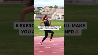 5 EXERCISES TO BECOME A FASTER RUNNER 🔥 training warmup drills [upl. by Leverett]