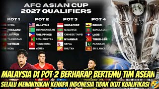 Komentar Fans Malaysia Usai Malaysia di POT 2 Kualifikasi Piala Asia 2027  Indonesia dimane [upl. by Renfred]