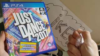 JUST DANCE 2017 UNBOXING PS4 PT BR [upl. by Nnyliak]