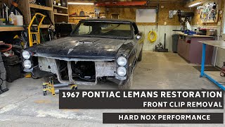 1967 Pontiac Lemans Restoration  Front Clip Removal  Hard NOx Performance [upl. by Pirnot40]