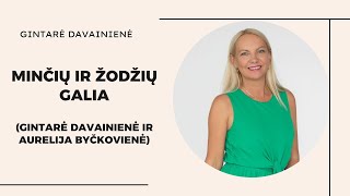 MINÄIÅ² IR Å½ODÅ½IÅ² GALIA GINTARÄ– DAVAINIENÄ– IR AURELIJA BYÄKOVIENÄ– [upl. by Margo]