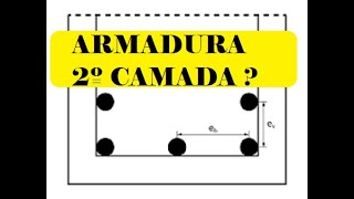 ARMADURA NA 2º e 3º CAMADAS DA UMA VIGA garante eficiência Tem certeza [upl. by Esorylime]