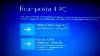 GUIDANOOB ITA RipristinareReimpostare Riciclare Windows 81 da Pendrive USB [upl. by Latimer682]