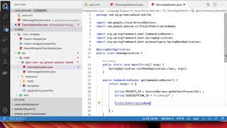 Google Cloud PubSub Java Client  Part 2 [upl. by Nelleoj]