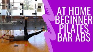 Beginner Ab Workout with Pilates Bar [upl. by Yedorb]