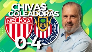 CHIVAS GOLEADORAS  Necaxa vs Guadalajara  Torneo Apertura 2022 Liga MX Jornada 10 [upl. by Eznyl]