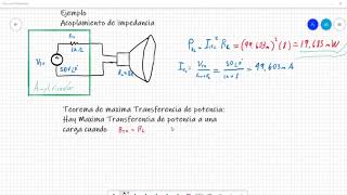 Circuitos Eléctricos II Ejemplo L16 Acoplamiento de impedancia [upl. by Parent113]