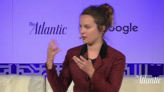 Bridgit Mendler speaks about Humanity  Tech  Atlantic Live 09052018 [upl. by Jehovah]