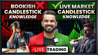 Live Trading with Candlestick Patterns  Share Market Real Knowledge [upl. by Reggy]