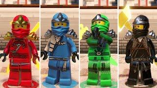 The LEGO Ninjago Movie Videogame  How to Unlock Classic Ninjas Kai Jay Cole Lloyd Nya Zane [upl. by Nagrom372]