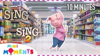 All of Rositas Songs in Sing and Sing 2 🐷🪩  10 Minute Compilation  Movie Moments  Mini Moments [upl. by Orsa244]