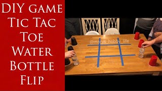 TicTacToe Water Bottle Flip  DIY Game [upl. by Assennav]