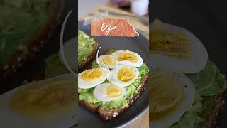 How to make avocado toast  Avocado egg toast [upl. by Enovahs427]