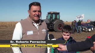 Prueba a campo de carpidor Agroindustrial y tractor Agrale de 150 HP  Perracino Maquinarias [upl. by Jepson]